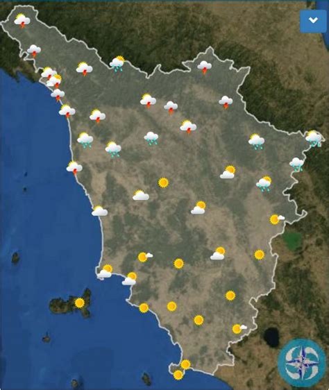 Meteo Livorno domani martedì 18 agosto cieli coperti con piogge