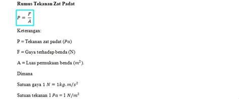 Contoh Soal Tekanan Zat Padat Kelas 8 56 Koleksi Gambar