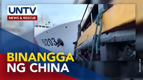 Barko Ng Pilipinas Sa Resupply Mission Sa Ayungin Shoal Binangga Ng