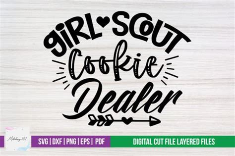 Girl Scout Cookie Dealer Svg Design Free Graphic By