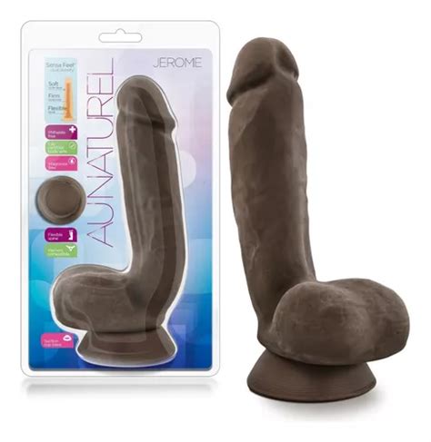 Consolador Dildo Grande Moreno Suave Sensaci N Real Cm Env O Gratis