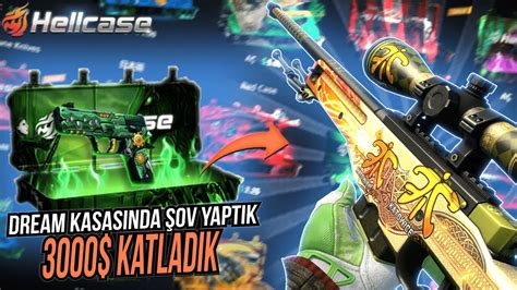 HELLCASE DE DREAM KASASINDA ŞOV YAPTIK 3000 KATLADIK CSGO KASA