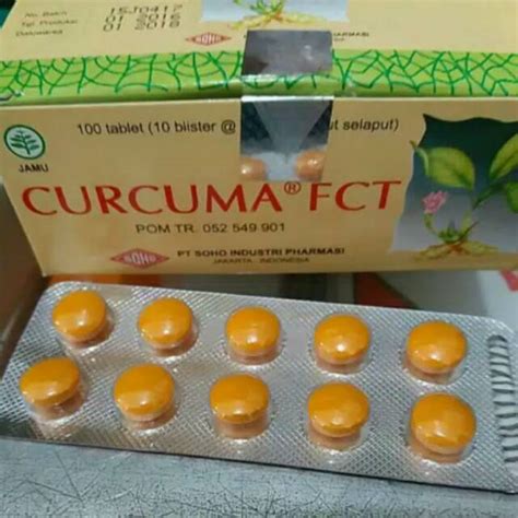 Jual Curcuma Tablet Strip Isi 12 Tablet Shopee Indonesia