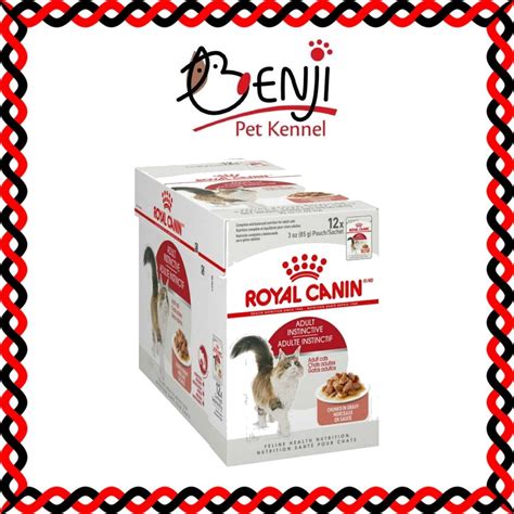 12 Pouches Royal Canin Instinctive Cat Pouch 85g Gravy Shopee