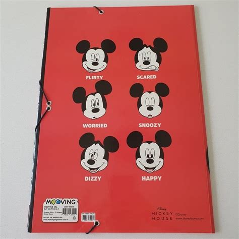 Carpeta Solapas Oficio Mickey Mouse Mooving Somos Mob