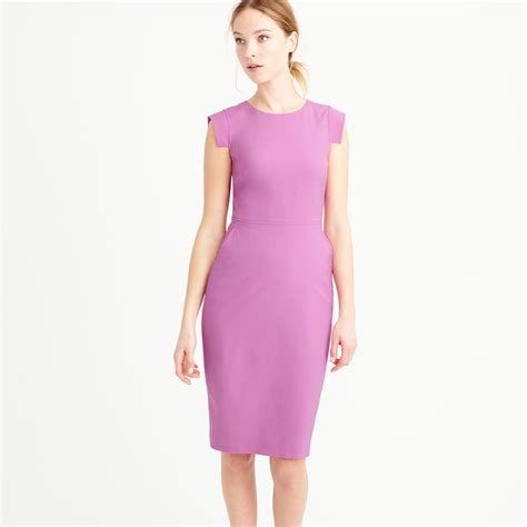 J Crew Resumé Dress In Pink Bright Violet Lyst