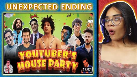 Youtuber S House Party REACTION Purav Jha Neha M YouTube