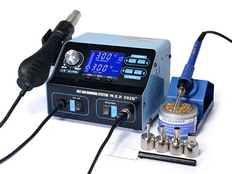 Hot Air Soldering And Desoldering Rework Station With LCD Display Yihua