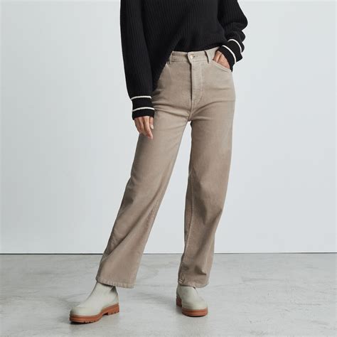 The Moleskin Way High Pant Burnt Sugar Everlane