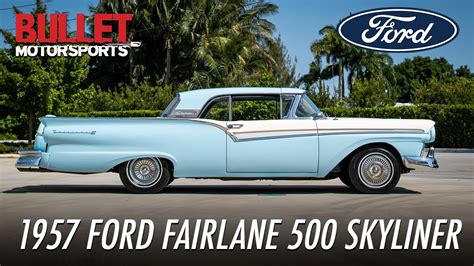 1957 Ford Fairline 500 Skyliner 4K Drop That Top YouTube