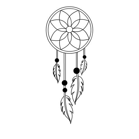 Free 231 Silhouette Dream Catcher Svg Free SVG PNG EPS DXF File