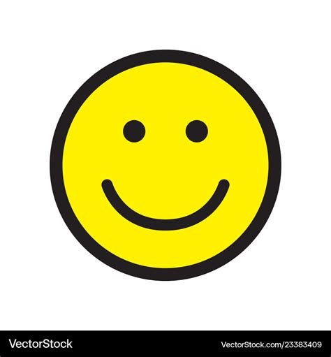 Smile icon happy face symbol Royalty Free Vector Image