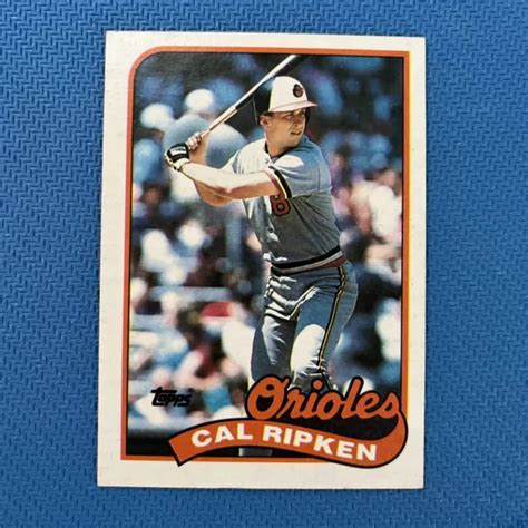 CAL RIPKEN JR SHORTSTOP BALTIMORE Orioles 1989 Topps 250 Hall Of