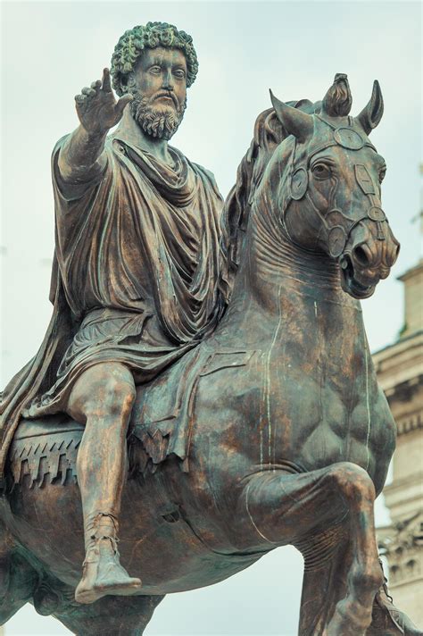 Equestrian Sculpture Of Marcus Aurelius