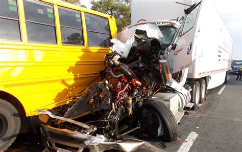 Tractor Trailer Driver Charged After Nc Bus Crash Injures 12 Students