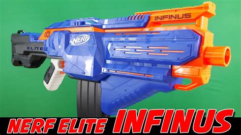 Review Nerf Elite Infinus Blaster Unboxing Vorstellung Schusstest