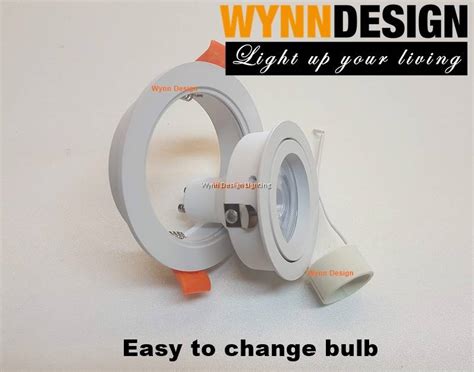 Wynn Design ROUND Eyeball Set With GU10 LED Bulb Lamp Holder