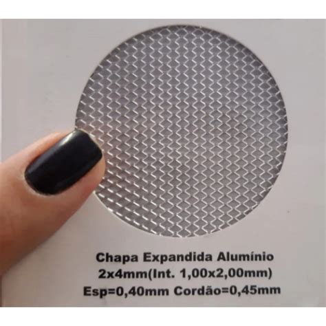 Tela Anti Inseto De Alum Nio Expandido Para Ralo Cmx Cm Submarino