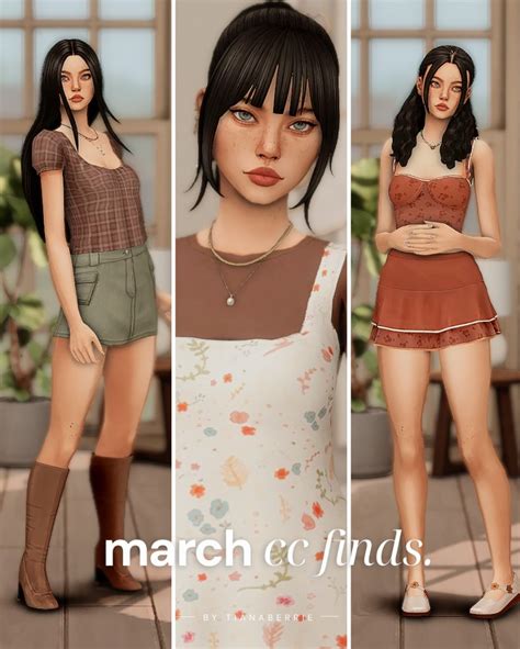 March Cc Finds 2024 The Sims 4 Contenido Personalizado Haul Cc Links