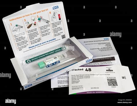 Bowel Cancer Testing Kit Hi Res Stock Photography And Images Alamy