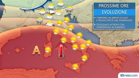 Meteo Prossime Ore Caldo Intenso Ma Anche Primi Temporali Ecco Dove