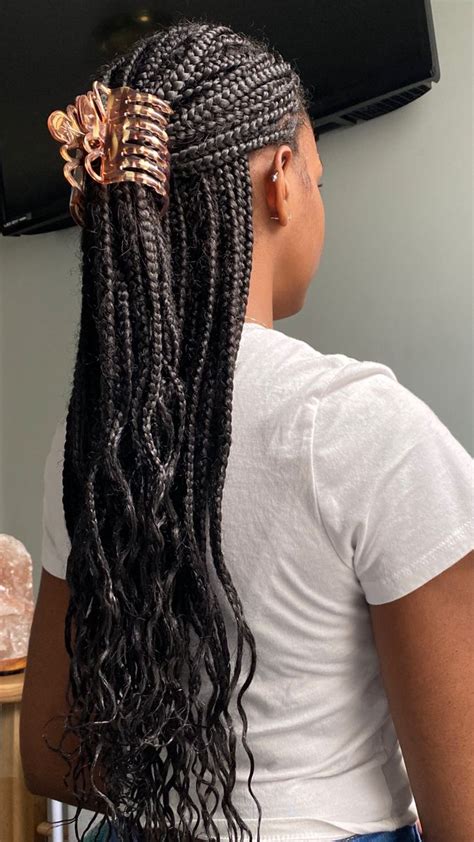 Pin By Sam On My Hair Box Braids Hairstyles For Black Women Braids