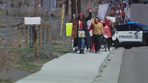 Lakewood High School Students Walkout In Protest Of Gun Violence