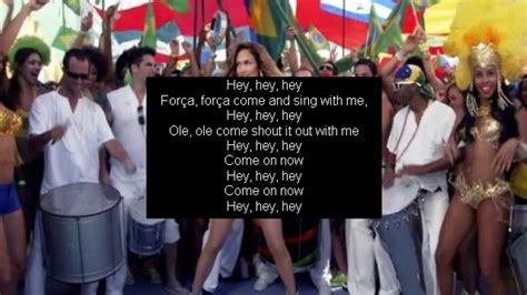 Jennifer Lopez Ft Pitbull We Are One Lyrics Video Dailymotion