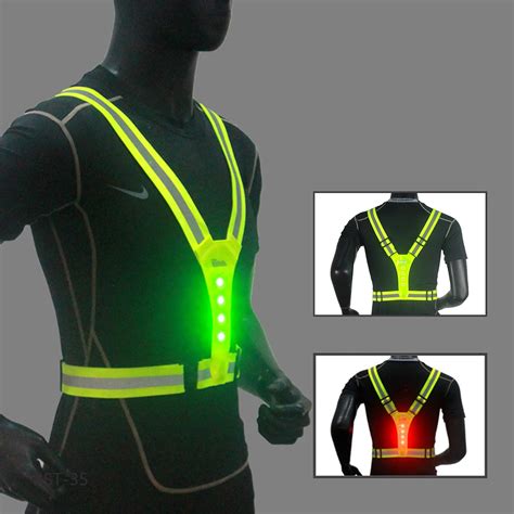 Night Reflective Running Elastic Reflective Vest Running Reflective