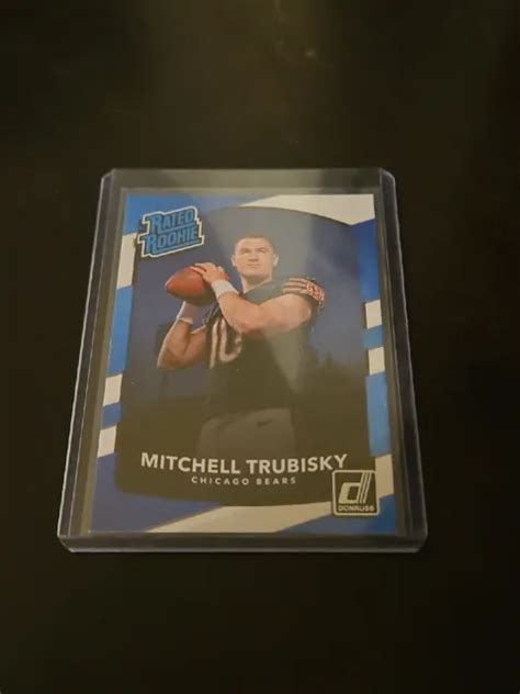 Carte Rc Donruss Mitchell Trubisky Recrue Class E Pittsburgh