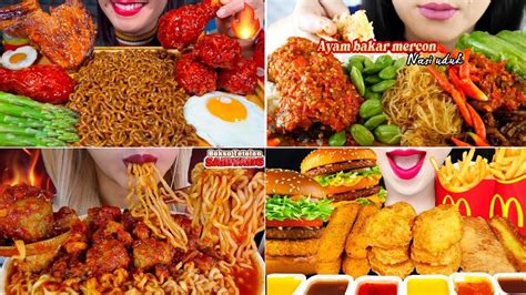 Best Asmr Mukbang Spicy Food Stella Asmr Dew Asmr Deabak Asmr Jane