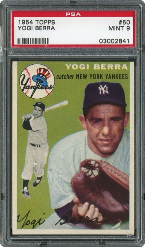 1954 Topps Yogi Berra | PSA CardFacts®