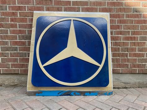 Vintage Mercedes Benz Sign For Sale The Mb Market