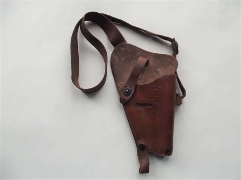 Ww2 American Army Colt 1911 Leather Shoulder Holster Dated 1944 Dbg