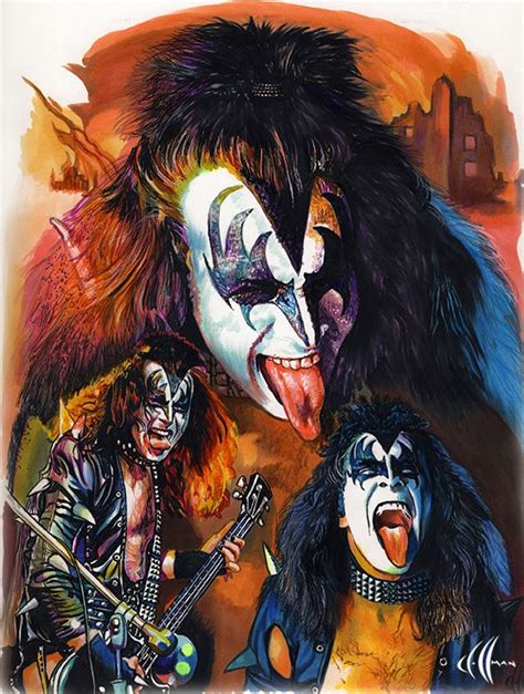 Gene Simmons Collage By Choffman36 On Deviantart