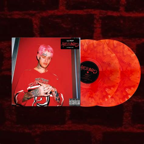 Hellboy- Lil Peep Red Ghostly Vinyl LP — Vertigo Vinyl