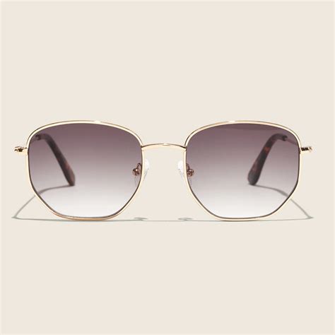 Jcrew Geometric Wire Frame Sunglasses For Women