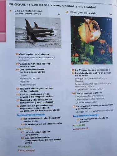 Biología 1 Ed 12 Orcas los Seres Vivos Unidad Y Diversidad en venta en