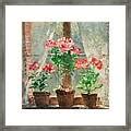 Geraniums Painting By Pierre Eug Ne Mont Zin Fine Art America