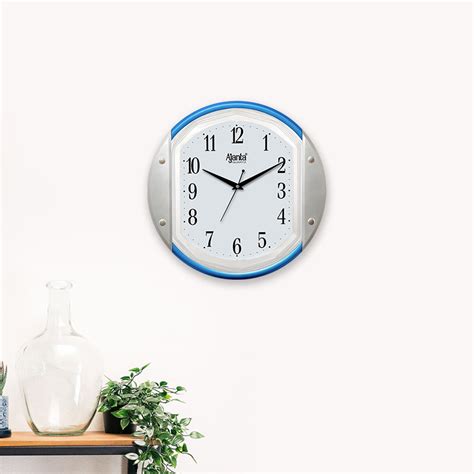 2257 Blue Designer Sweep Second Clock Orpat