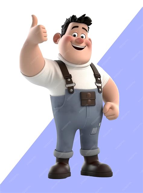 Personagem Masculino 3d Mostrando Polegares Para Cima Sim Símbolo Concorda Sim Etc Psd Premium