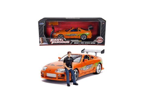 Jada Toys Jada Toyota Supra Fast Furious W Lights Brian Figure