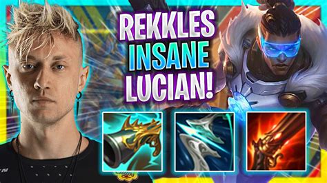 REKKLES IS INSANE WITH LUCIAN FNC Rekkles Plays Lucian ADC Vs Jhin