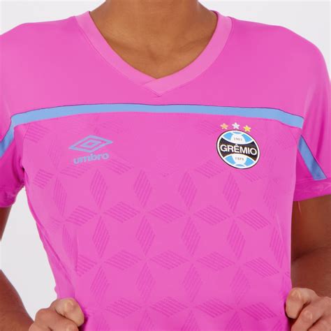 Camisa Umbro Gr Mio Outubro Rosa Feminina Futfanatics