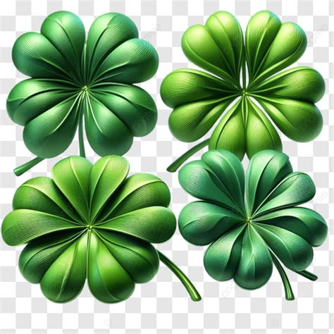 Lucky Four Leaf Clovers Lucky Four Leaf Clovers Shamrock Png