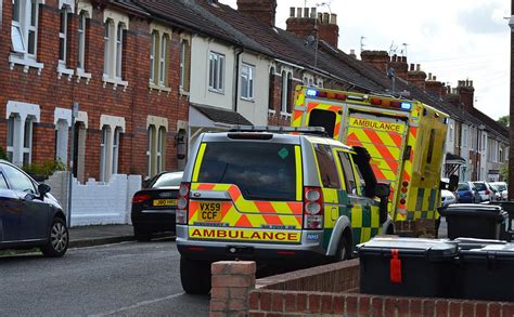 Swindon Town Centre Road Blocked By Emergency Services At Incident