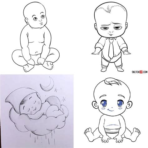 15 Easy Baby Drawing Ideas How To Draw A Baby