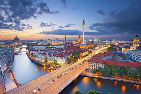 Berlin Panorama At Sunset Germany Epuzzle Photo Puzzle