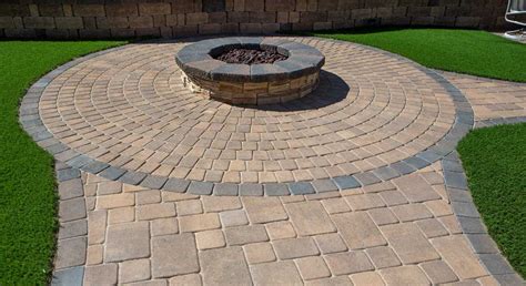 Bella Vista Circle Pattern Concrete Pavers Rcp Block And Brick