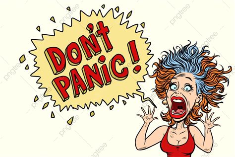 Panic Woman Vector Png Images The Woman Panics And Screams In Horror